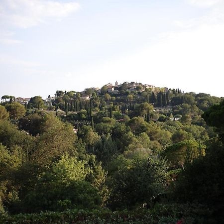 L'Elegante Bastide En Pierre Avec Vue Sur Le Vieux Village De Mougins Eksteriør bilde